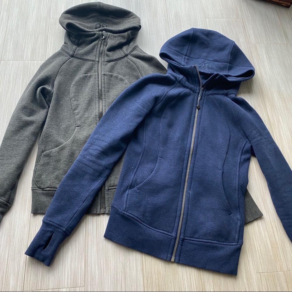 Set of 2 Scuba Hoodies (Size 4 and Size 2)